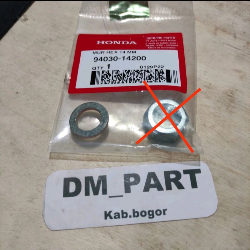 RING MUR NUT BAUT washer PULLY PULI PULY PULLEY PULEY CVT KRUK KREK AS BEAT SPACY SCOOPY VARIO STREE