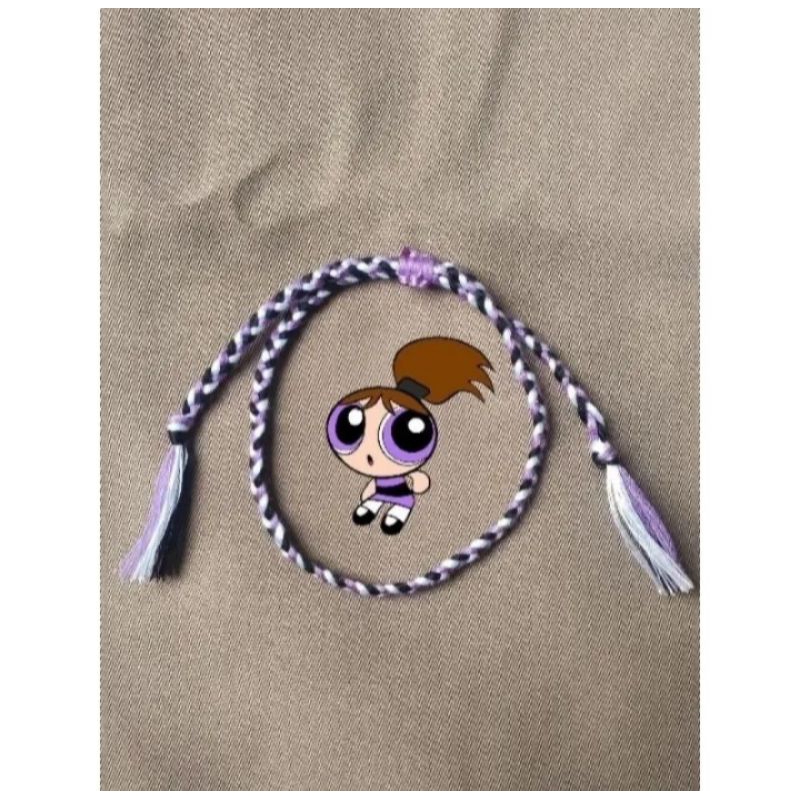 gelang rajut powerpuff girl_ gelang benang