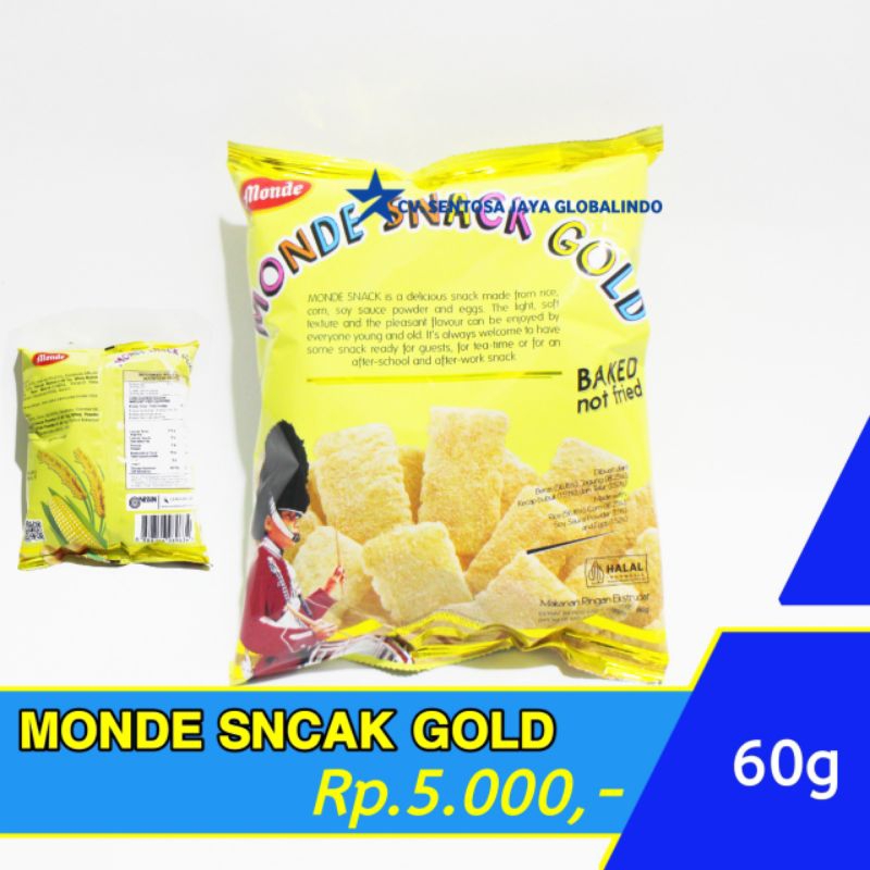 

Monde Snack Gold Rasa Jagung / Spaicy Tomat 60gr