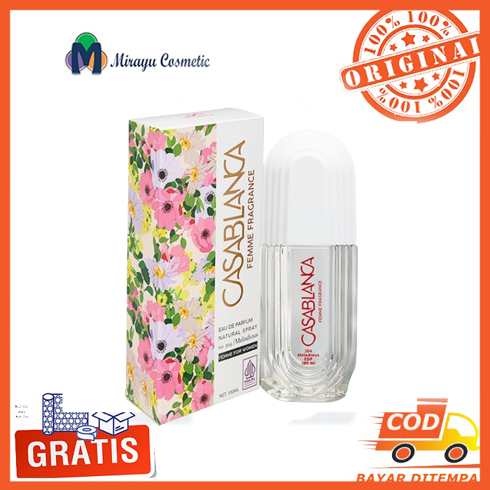 Casablanca Eau De Parfum 304 White 100ml Parfume Parpum Farfum Minyak Wangi Putih Tinggi Kurus Panja