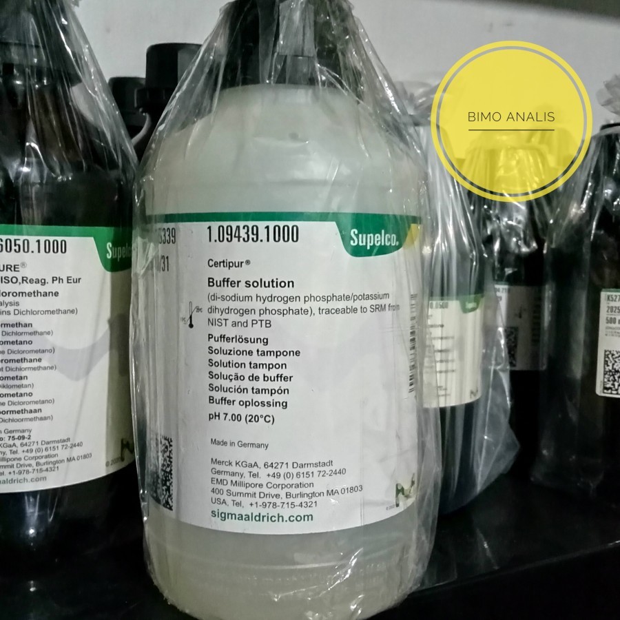 BUFFER SOLUTION PH 7 MERCK 109439 | LARUTAN BUFFER PH 7 ( REPACK )