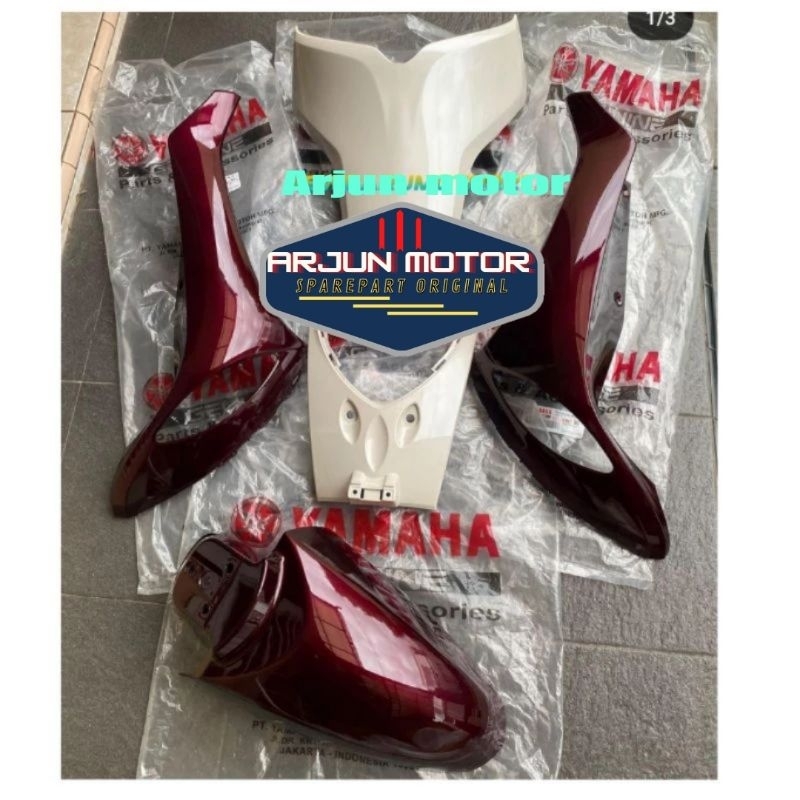 FULL BODY HALUS DEPAN FINO FI FINO 125 ASLI UNGU ORIGINAL YGP