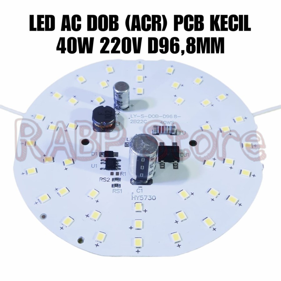 PCB LED AC ACR 40W PCB KECIL 220V DIAMETER 96MM PCB LED AC AIGIS 40W 220V DOB