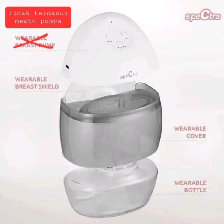 Sparepart Spectra H1 Wearable Handsfree Breastpump Pompa Asi