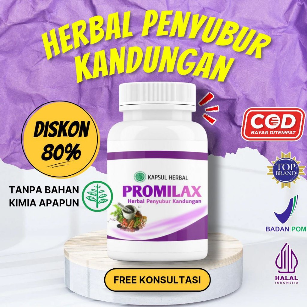 Suplemen Vitamin Promil Penyubur Kandungan Suami Istri Paling Ampuh Cepat Hamil Dalam 1 Bulan Halal Original 100%
