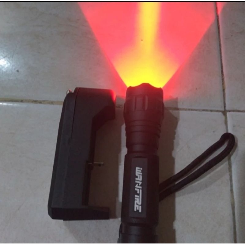 senter cahaya merah senter berburu senter Cas/charge