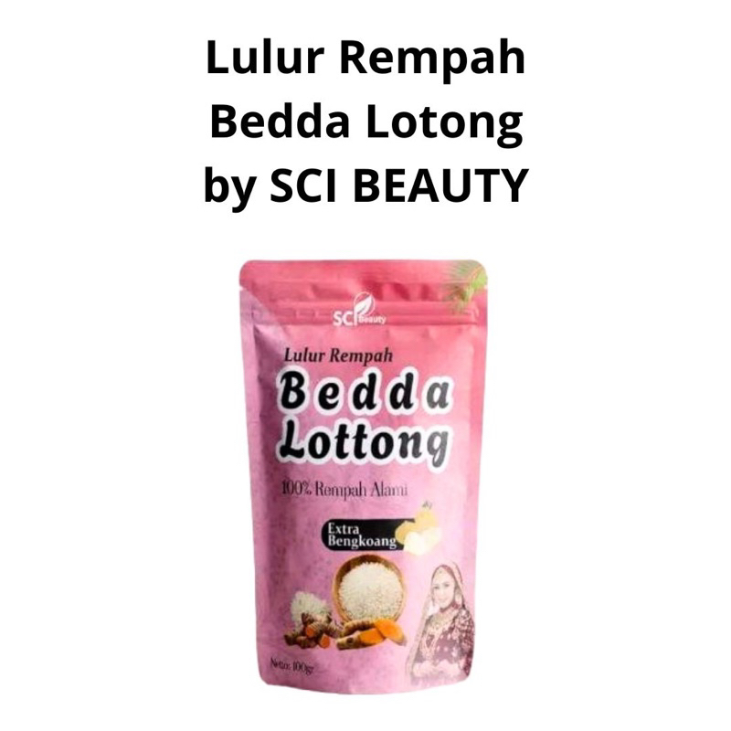Lulur Rempah Bedda Lotong by SCI beauty mencerahkan