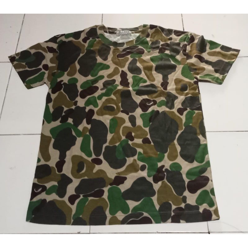 Kaos Loreng Lengan Pendek KKO Asli Jatah TNI AL 100% kain katun