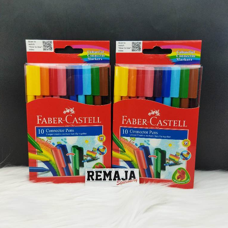 

Spidol / Connector Pen Faber Castell 10 Warna