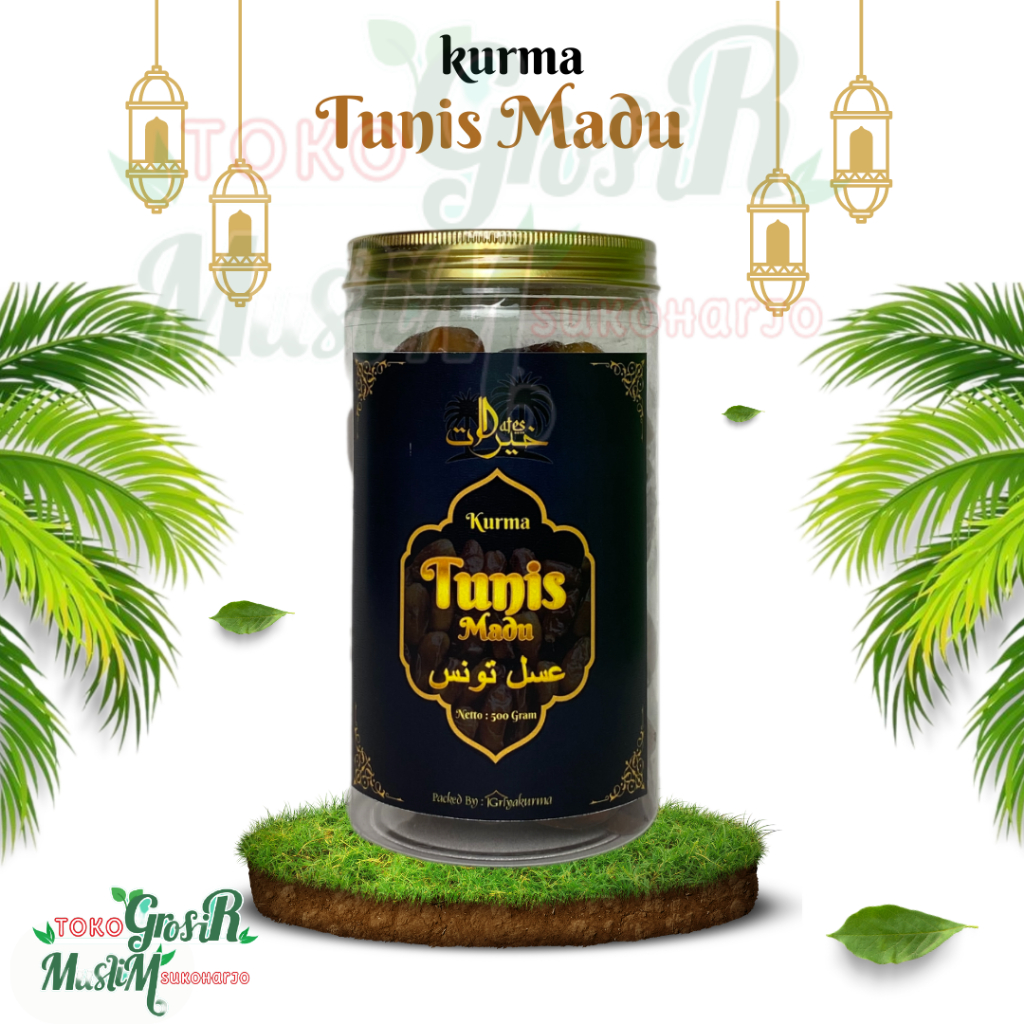 

Kurma tunis madu griya kurma 500gr kemasan toples tanpa tangkai kurma tunisia