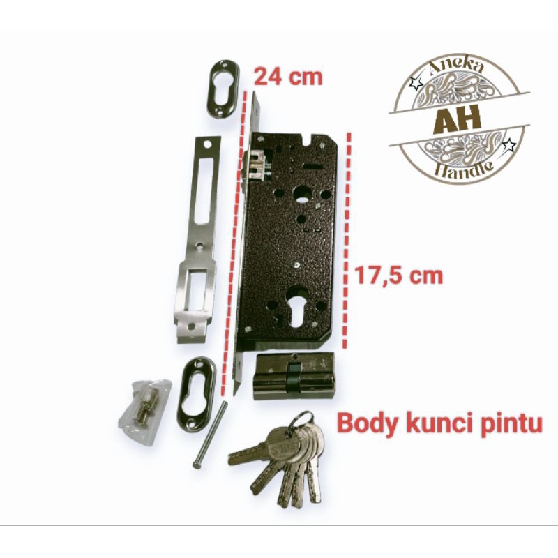 Body kunci pintu rumah/Slot pintu/Slot/Kunci pintu rumah/Body kunci/kunci pelor/Kunci pintu rumah mi