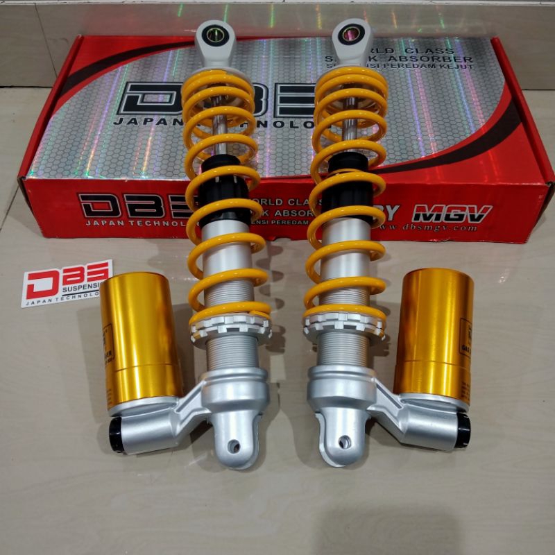 Skok Shockbreaker Tabung DBS 340mm Gold Yellow Shockbreaker Tabung Bawah Tiger Rxking Gl CB100