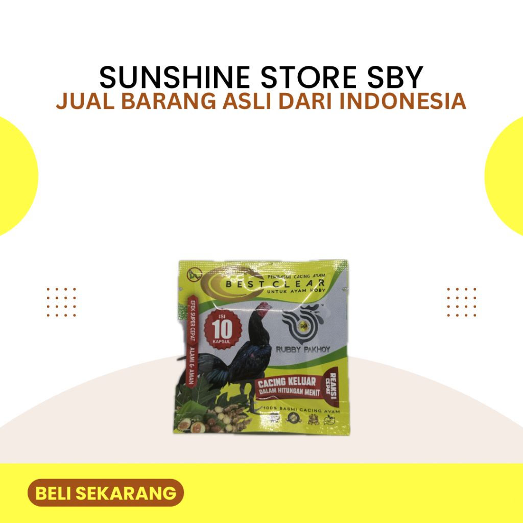 Best Clear Rubby Pakhoy Obat Ayam Jala