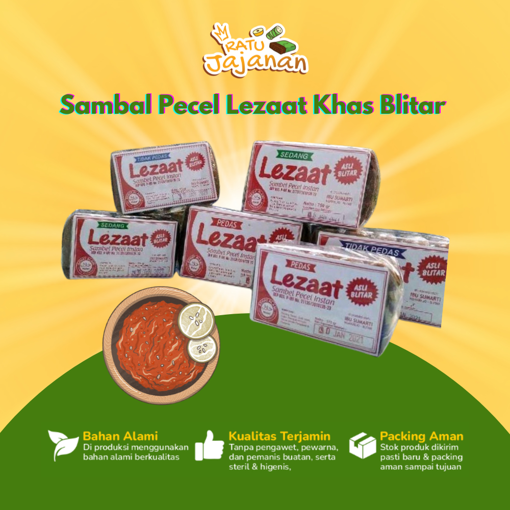 

Sambal/Sambel Pecel Lezaat Ratu Jajanan (1kg)