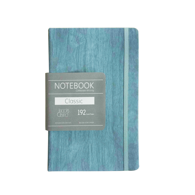 

Gramedia Cirebon - Books&Bind Nb Classical Hc A5-Slim Woodgrain Blue