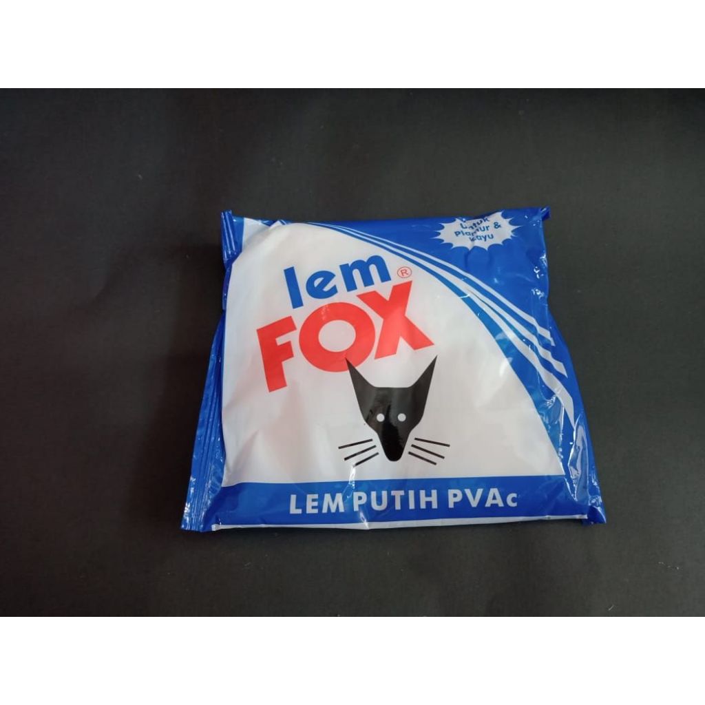

lem fox plastik 350 gram, lem putih fox, lem kayu, lem fox refill