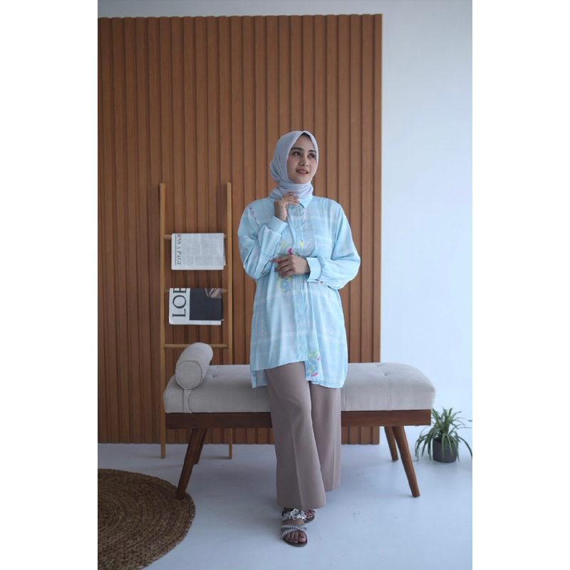 Massannang Series - Baju Lontara Lagosi Baby Blue