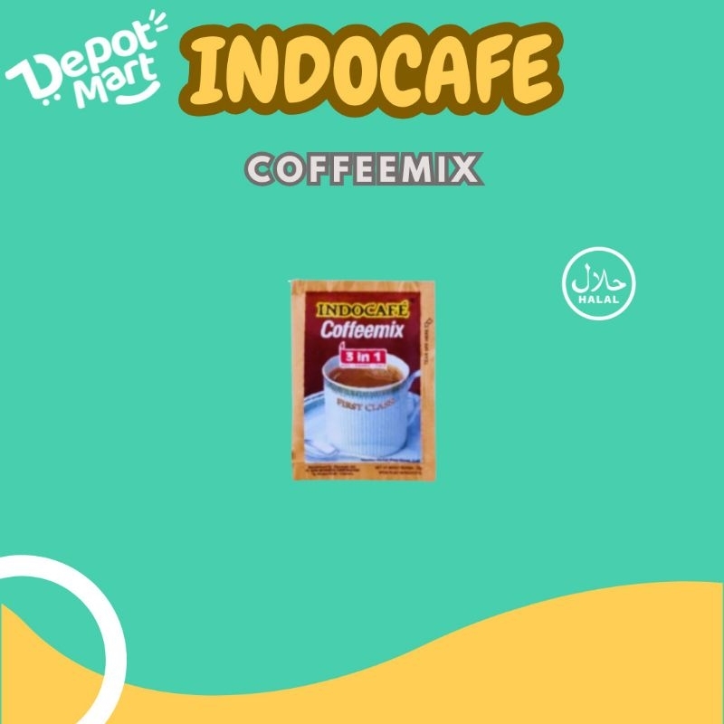 

10 Pcs Kopi Indocafe Coffe Mix 20gr Kopi