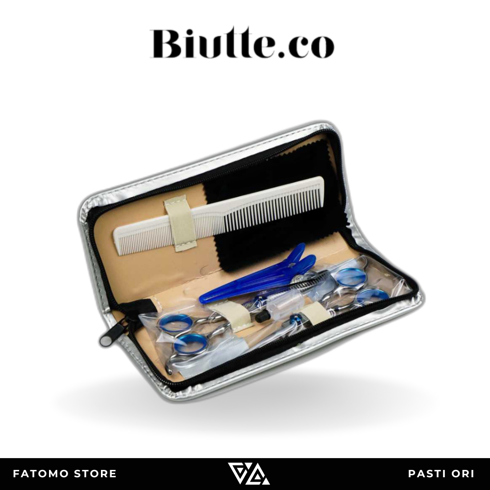[ORI] Biutte.co Set Gunting Rambut Stainless Salon Pangkas Rambut Barbershop Profesional - BHT002