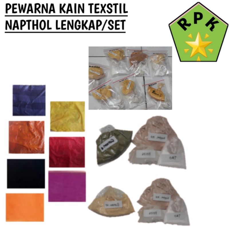 

Pewarna napthol lengkap