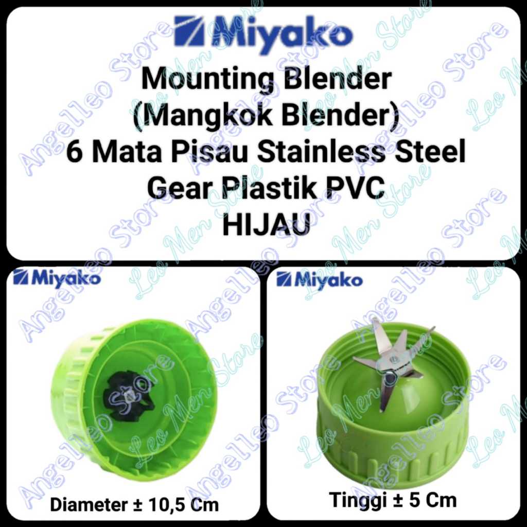 Mounting Blender Miyako~Mangkok Blender Miyako~6 Mata Pisau~Miyako