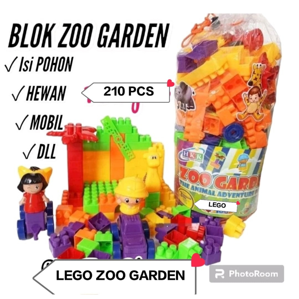 MAINAN KREATIF BLOCK LEGO ZOO GARDEN