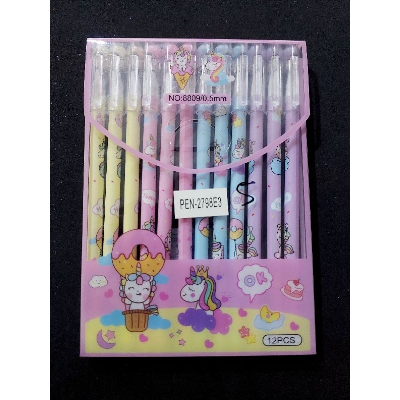 

HOW - NEW❤️ PEN ERASEABLE GEL UNICORN / PULPEN UNICORN/ PEN LUCU PREMIUM UNICORN