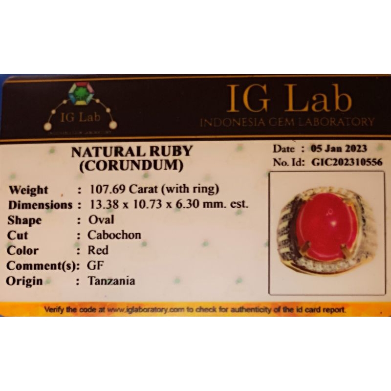 RUBY TANZANIA