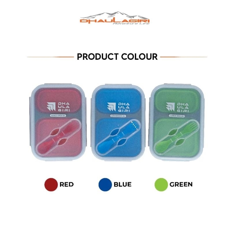 Kotak Tempat Makan Dhaulagiri - Foldable Lunch Box 02 Dhaulagiri - Lunch Box Silicone 1100ml
