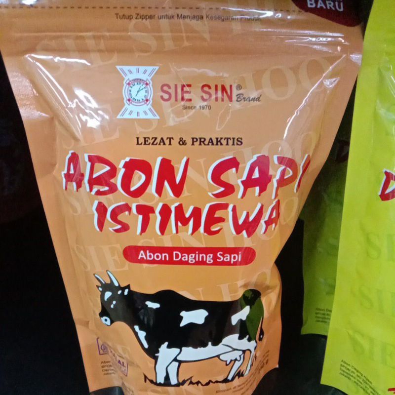 

sie sin abon sapi istimewa abon daging sapi 250g