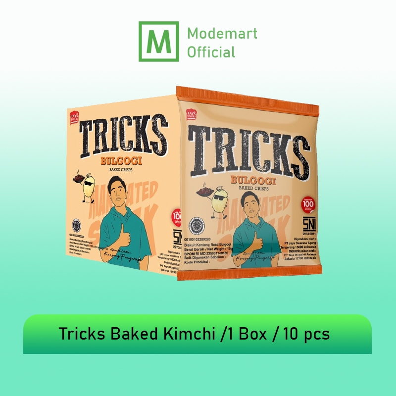 

Tricks Baked Crisps Kentang Rasa Bulgogi / Biskuit Rasa Bulgogi /1 Box / 10 pcs /Best Seller