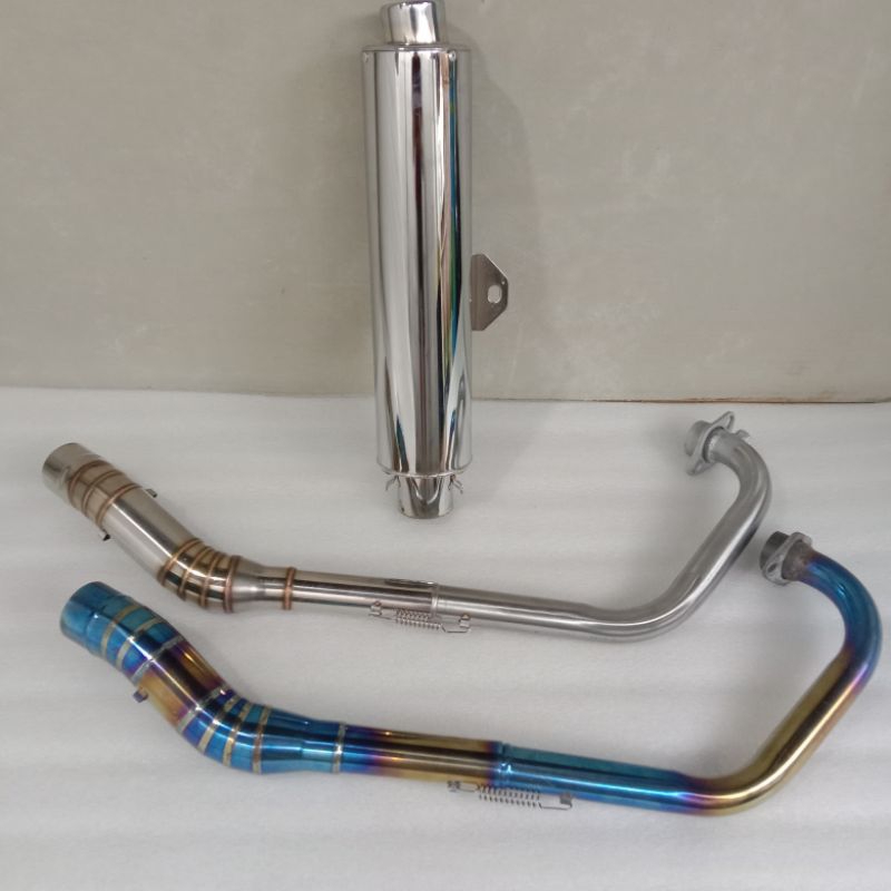 Knalpot Satria Fu Ckd Standar Suara Ori Untuk Motor Vixion old Verza Jupiter Mx Sonic