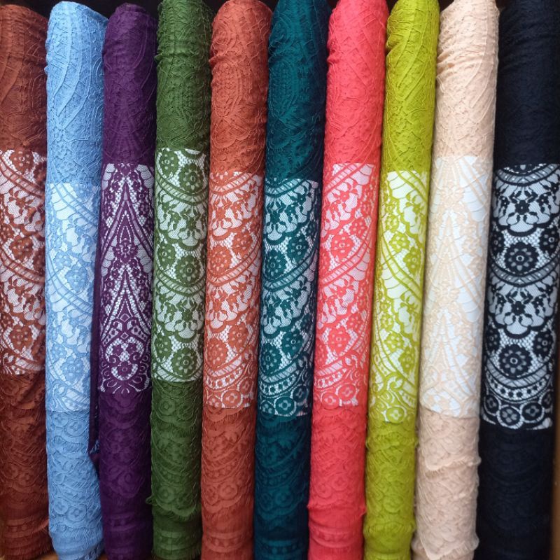 1212 FLASH SALE Brokat Semi francis Fatmawati Corneli Cord Bakal Kain Kebaya Semi Francis Fatmawati 