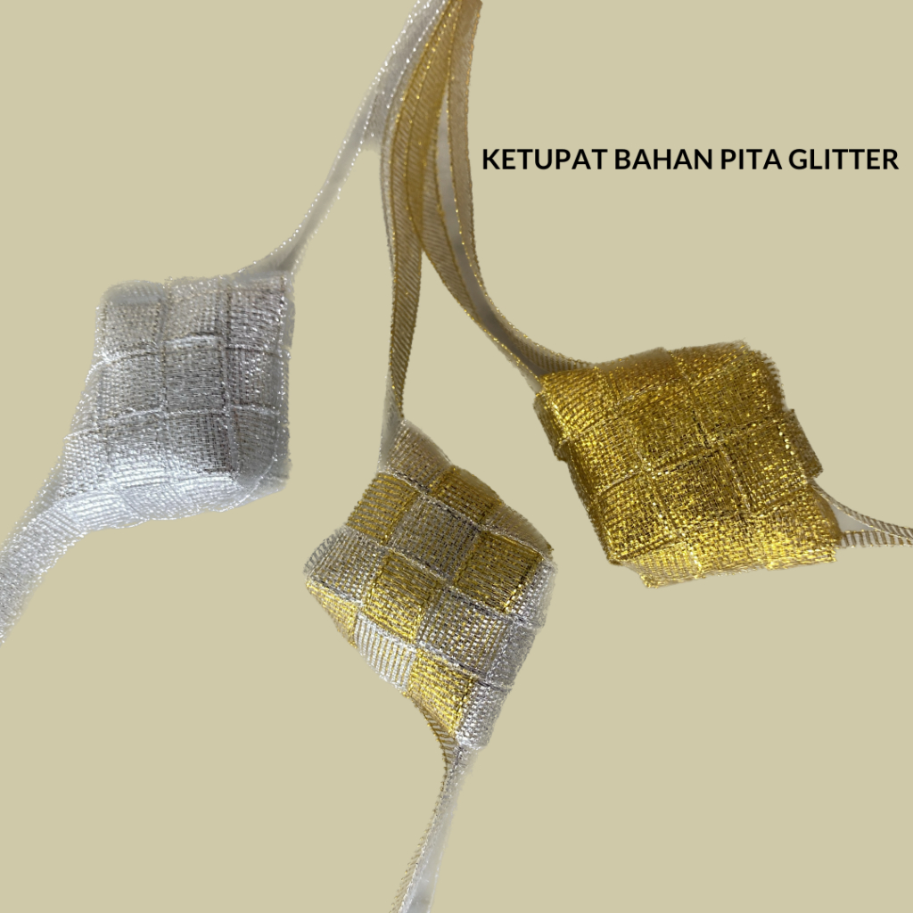 

Ketupat Pita Glitter Hiasan Parcel Lebaran Ramadhan Idul Fitri (6 pcs)