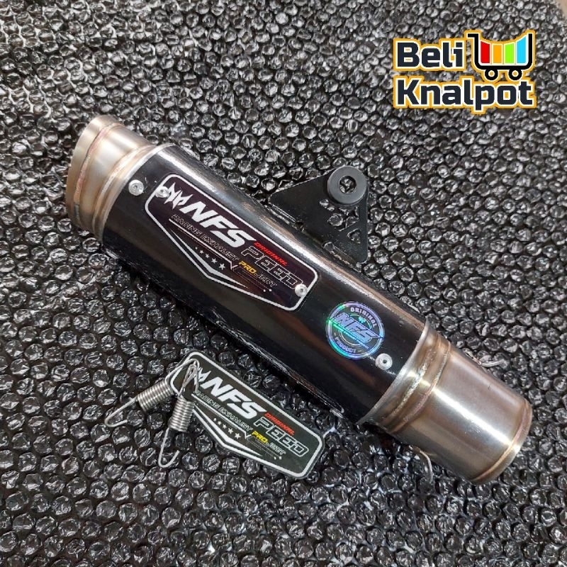 SLINCER KNALPOT GP PRO BLACK SERIES GRADE A* NFSPEED ORIGINAL INLET 50