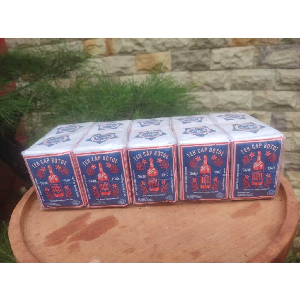 

Teh cap Botol Biru 40gram X 10pcs (1pak)