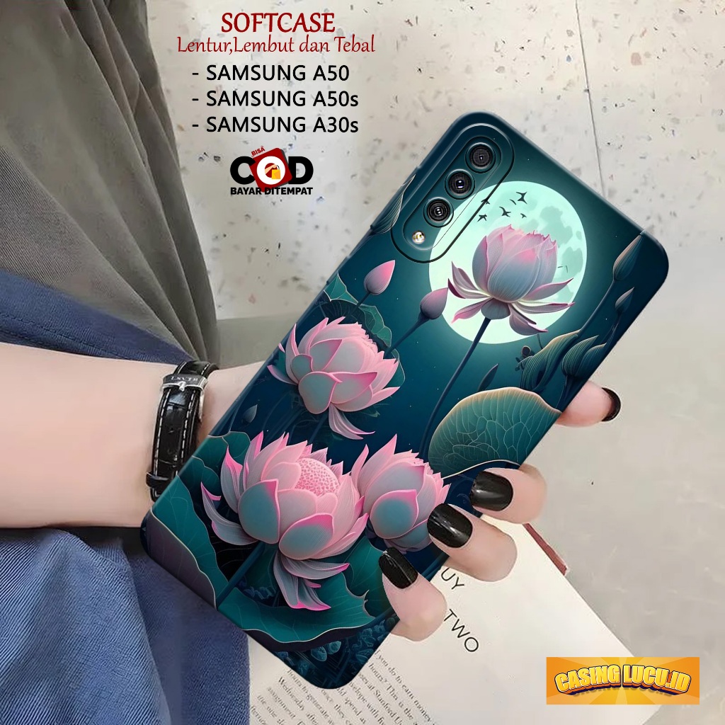 Case Hp Samsung A50 / A50s / A30s Terbaru Fashion Case Bunga Casing Samsung A50 / A50s / A30s Softca