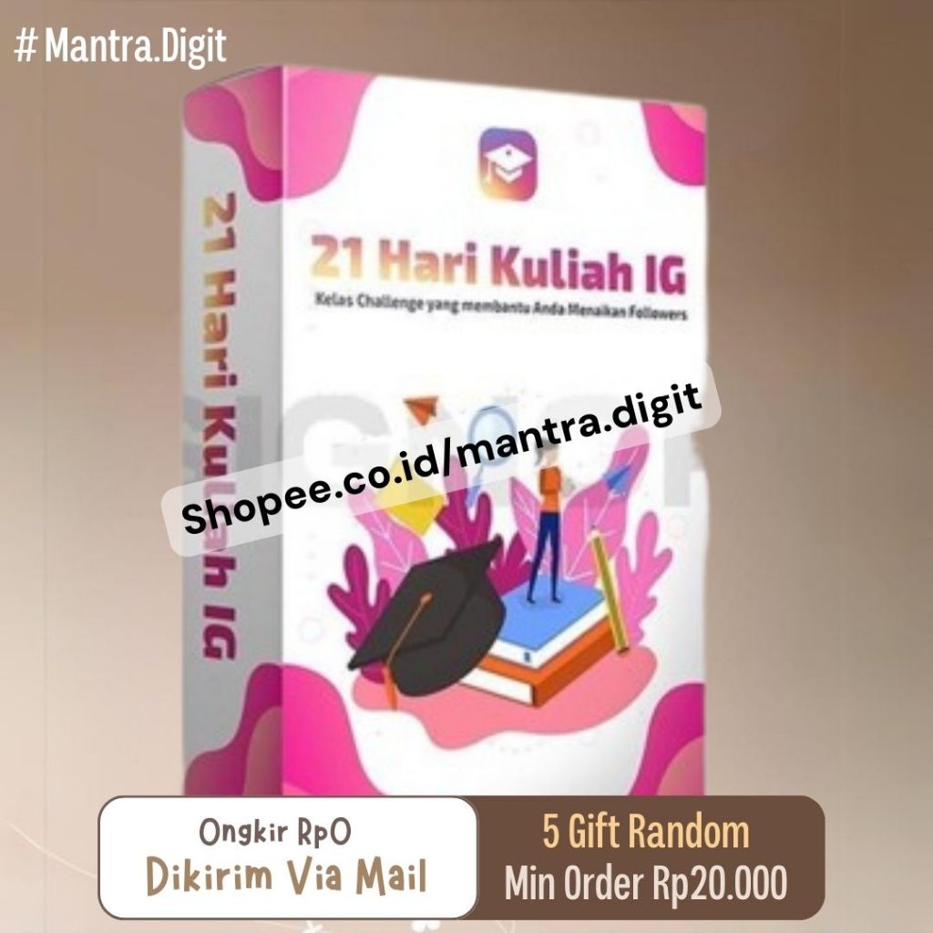 

[KK21] Jual 21 HARI KULIAH LENGKAP - CHALLENGE MEMBANTU NAIKAN | MD