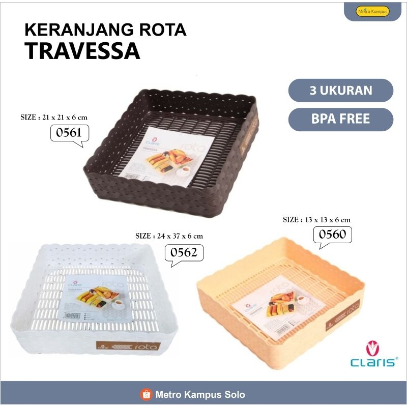 Keranjang Claris Rota Travessa 0560/ Kerjang Rota Calriss Kecil