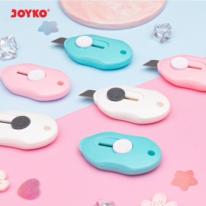 

JOYKO Mini Cutter Pastel Color / Pemotong Kertas Saku CU-0519