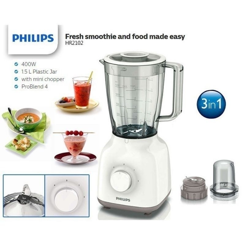 Blender PHILIPS Glass Jar - Blender Juicer