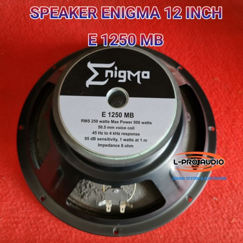 Speaker ENIGMA E 1250MB 12 inch