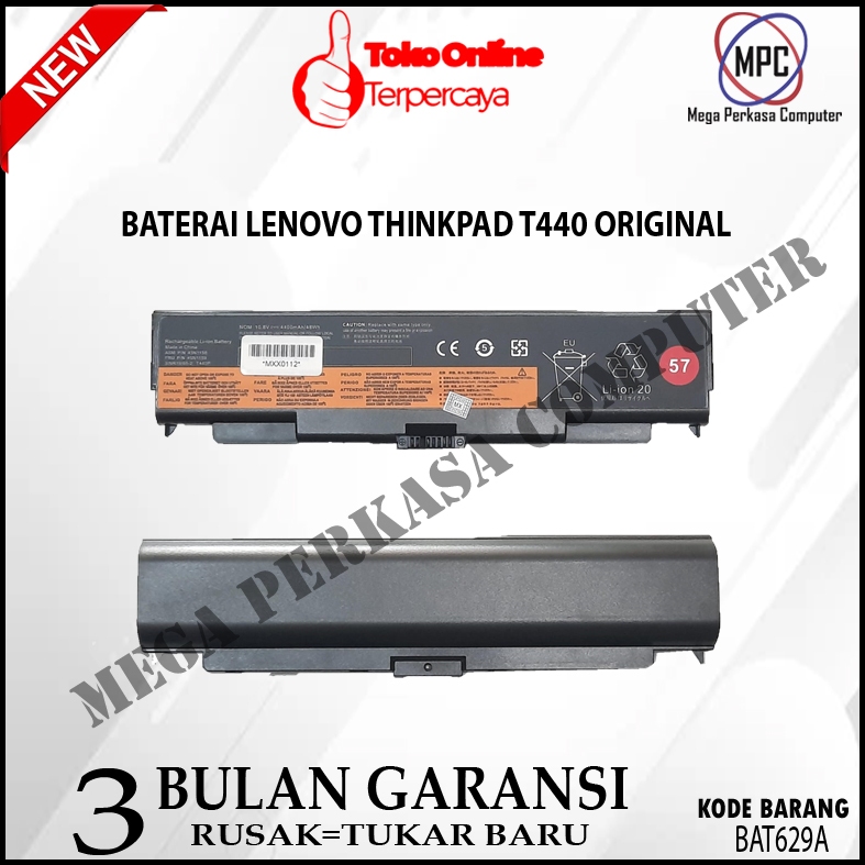 Baterai LAPTOP LENOVO THINKPAD T440 Original