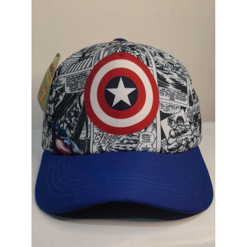 topi anak capten amerika, topi murah, topi anak bagus