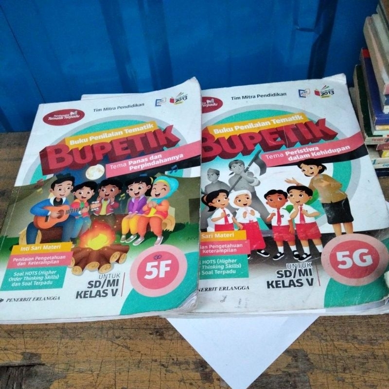 buku penilaian tematik kelas 5 5 f dan 5g