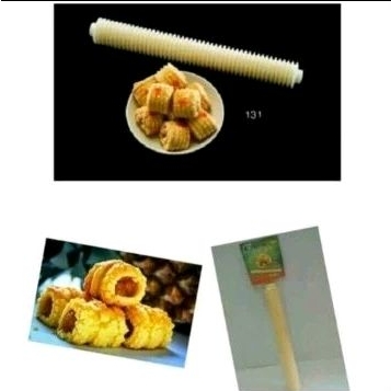 Gelek Cetakan Malaysia - Rolling pin cetakan nastar gulung / cetakan kue nastar gulung Malaysia / ge