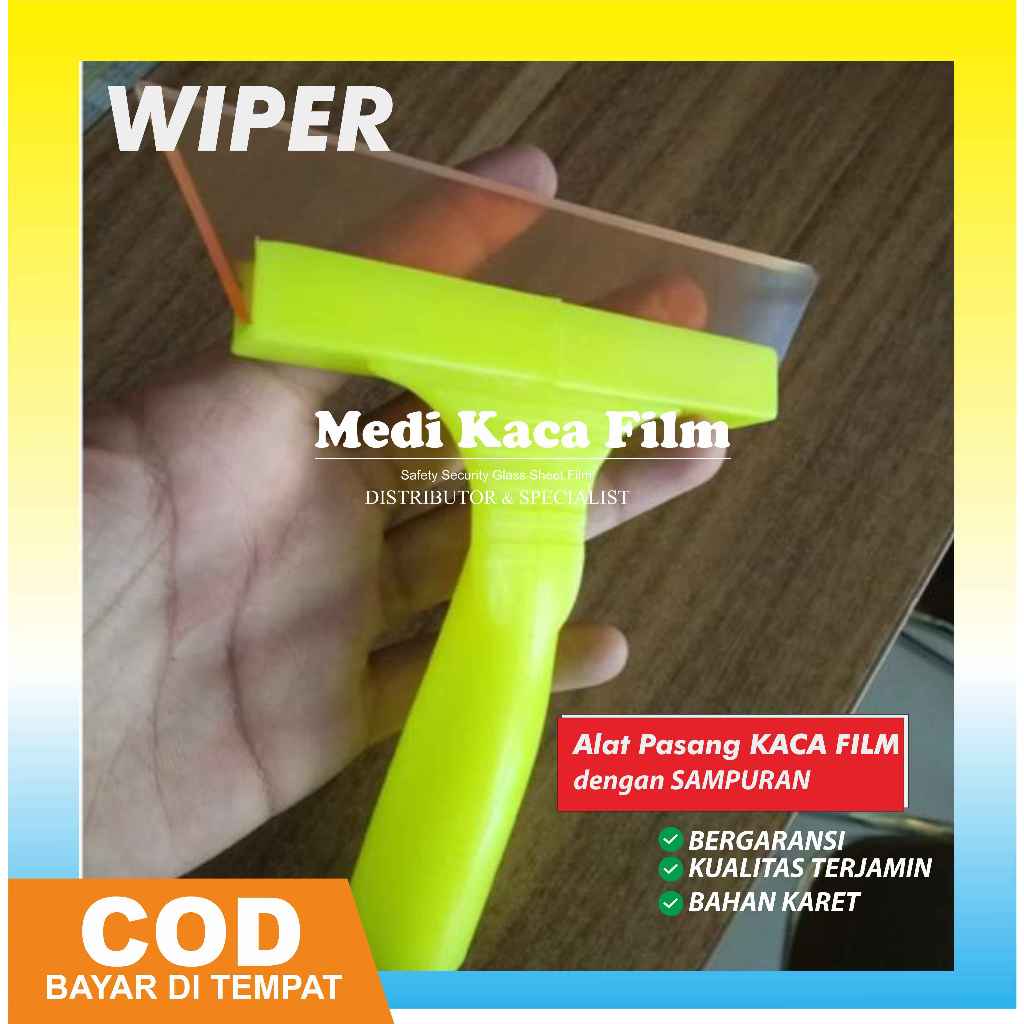 Alat Pasang Stiker Kaca dan Kaca Film ( WIPER )