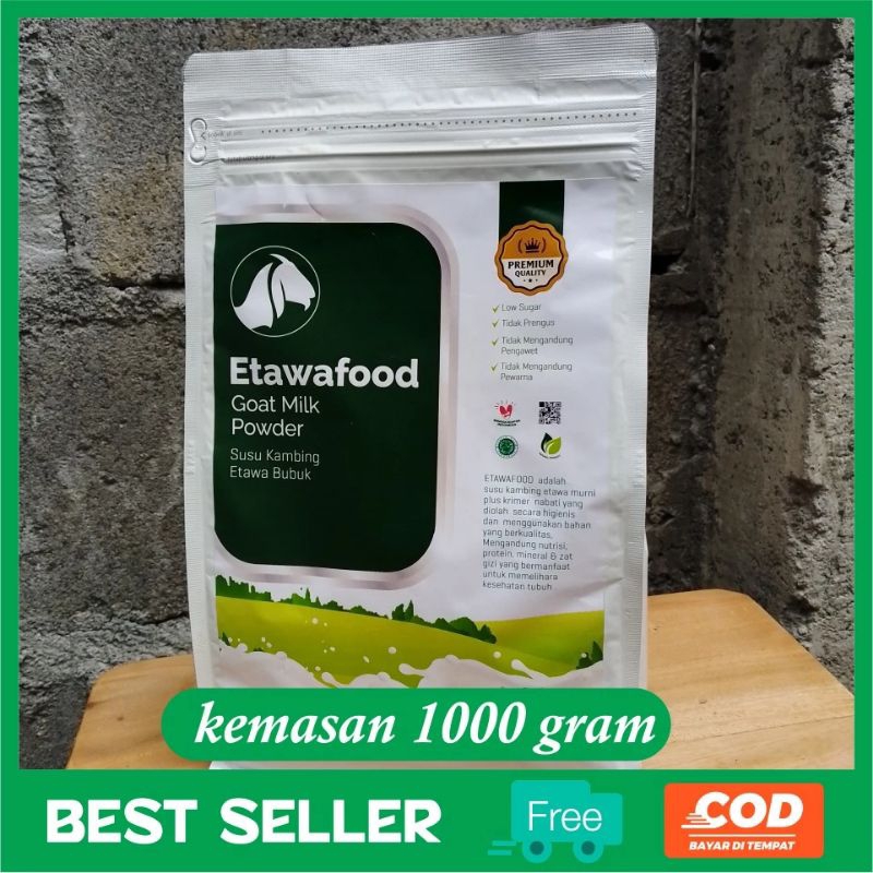 

SUSU ETAWAFOOD 1000 GRAM Susu Kambing Etawa Bubuk Premium 1 Kg Susu Bubuk Etawa
