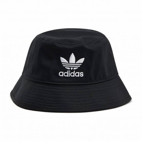 Topi ADIDAS Trefoil Bucket Hat Black Unisex ORIGINAL (AJ8995)