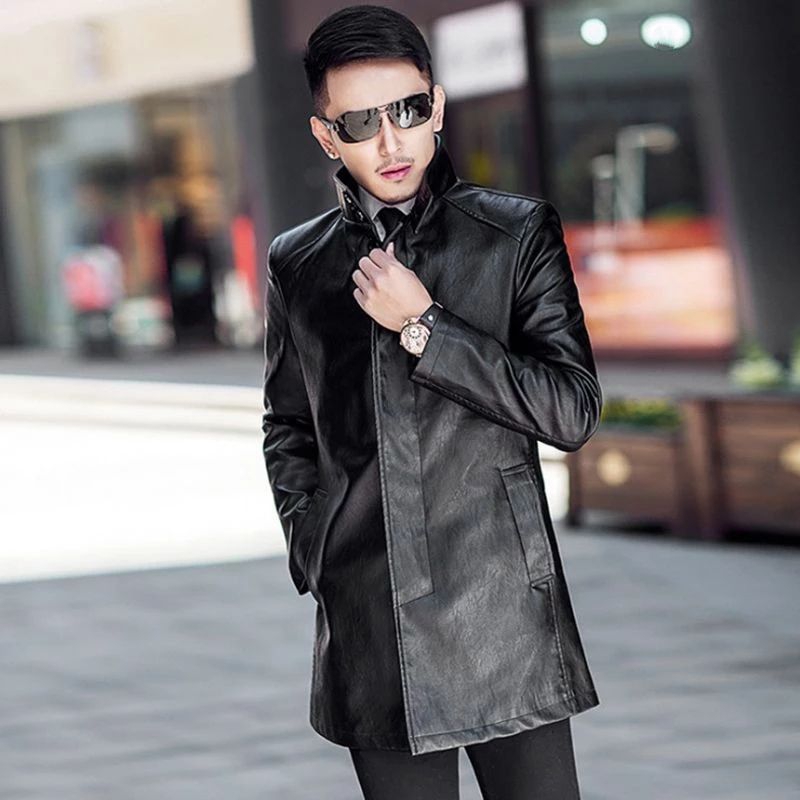 Jaket jubah kulit domba-Jaket kulit original-Jaket kulit asli domba 100%-Jaket kulit pria-Jaket kuli